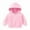 1#Pink, variant on Toddler Boys Pullover Hoodie Fleece Soft Hooded Sweatshirt Solid Casual Pullover Top
