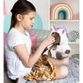 thumbnail image 6 of DolliBu Hedgehog Unicorn Plush Stuffed Animal Toy with Ribbon - Super Soft Hedgehogcorn Dress Up with Removable Plush Unicorn Outfit, Cute Fantasy Wildlife Gift - 8 Inches, 6 of 6
