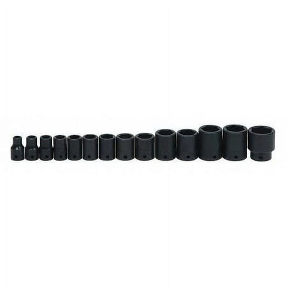 Williams WS-4-14 14-Piece 1/2-Inch Drive Shallow 6 Point Impact Socket Set