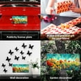 thumbnail image 6 of Uiaoiais License Plate Painting Colorful Flower Decorative License Plate Cover Aluminum License, 6 of 7