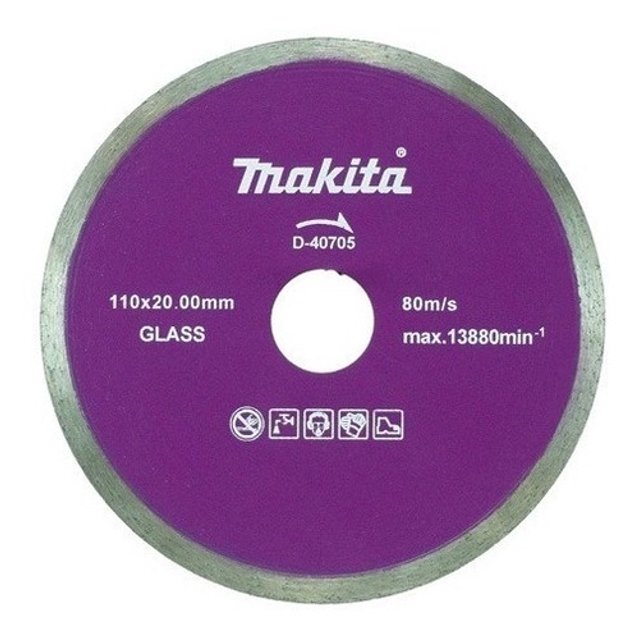 Disco De Diamante 4-3/8 Rin Continuo Paravidrio Makita D40705 Makita D40705