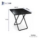thumbnail image 4 of Mesa De Centro Auxiliar Y Lateral Para Sala, Dormitorio Plegable Madera Color Negro Practiksa, 4 of 5