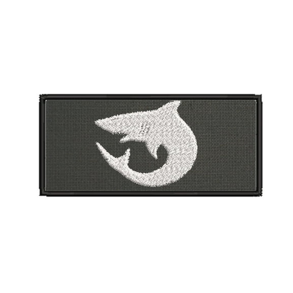 Space Sharks Warhammer 40k Embroidered Patch Iron-On Applique, Cosplay Vest Clothing Badge Back Packs Uniform, Geeks & Gamers, Table Top, Anime, Cartoon, Grim Dark DIY