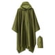 thumbnail image 5 of Poncho De Lluvia Con Capucha, Chaqueta Impermeable Portátil Para Mochilero, Verde, 5 of 8