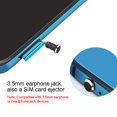 thumbnail image 5 of VIWIEU Tapones de cubierta de puerto USB tipo C Protectores de tapa antipolvo de metal 2 piezas compatibles con Samsung Galaxy S23/S22/S21 MacBook Pro Air (negro), 5 of 5