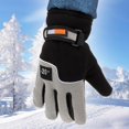 thumbnail image 3 of Guantes Forro Polar Guantes Ciclismo Guantes Moto Guantes Cálidos Y Resistentes Al (negro), 3 of 5