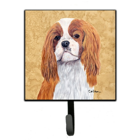 Carolines Treasures SC9118SH4 Cavalier Spaniel Wipe your Paws Leash or Key Holder Single Hook multicolor