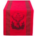 thumbnail image 1 of Design Imports CAMZ37702 14 x 108 Po Rouge Cerf Noël Impression Table Coureur, 1 of 10