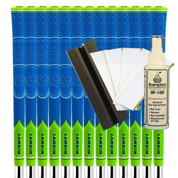 Lamkin Z5 Standard Neon Blue / Green (13pcs + Golf Grip Kit) Neon