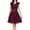 Purple, variant on Womens Plus Size Lace Flowy Cocktail Wedding Guest Midi Dress Summer Cocktail Dress,V Neck, formal Flowy Chffion Dress, A-line Navy XL(XL)