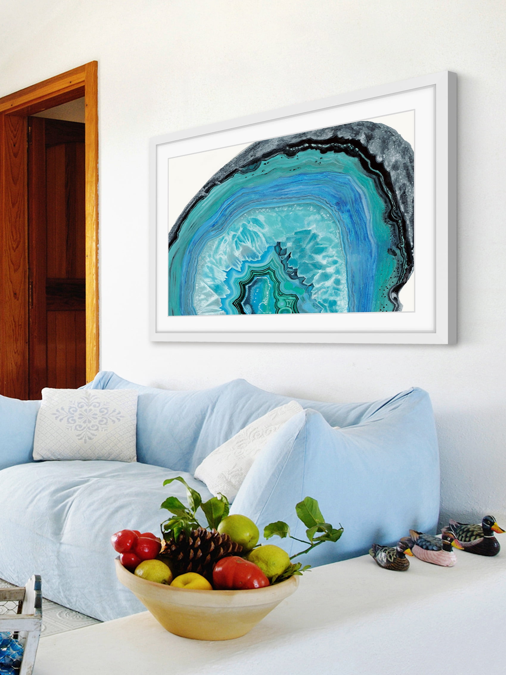 "Agate Studies II" Framed Painting Print