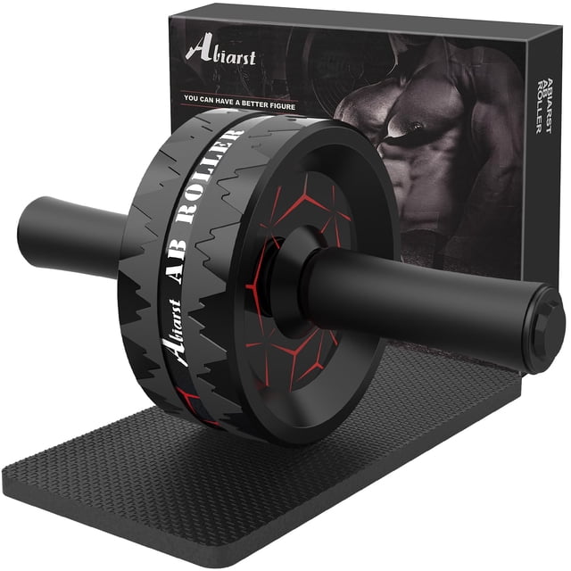 Equipo de entrenamiento de abdominales Ab Roller Wheel Abiarst con rodillera