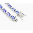 thumbnail image 4 of Tanzanite tennis Bracelet, 925 Sterling Silver, Tennis Bracelet, December Birthstone, Tanzanite Jewelry, Anniversary Gift, Gift For Her, 4 of 5