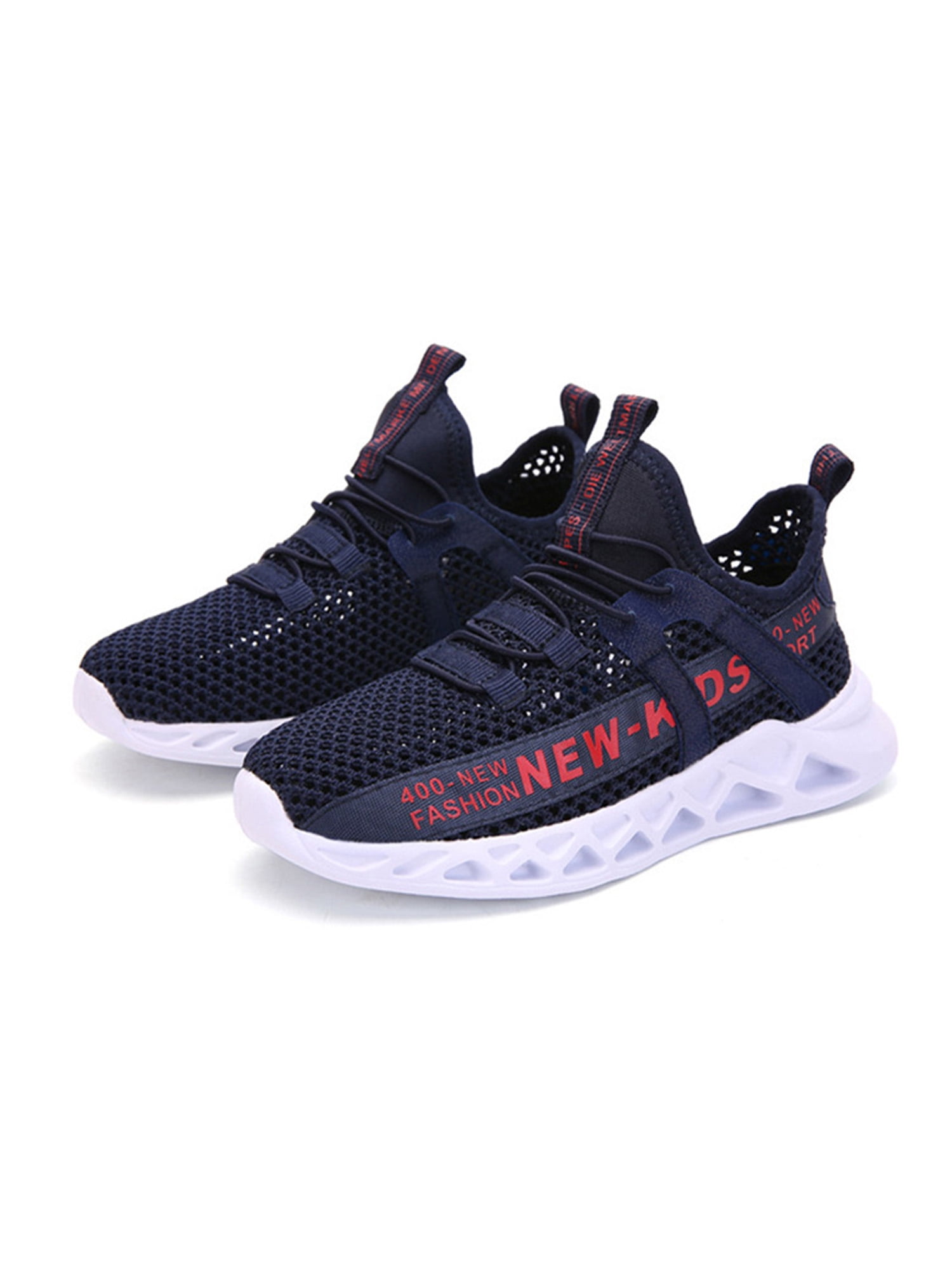 Spring Autumn Sports Shoes Children For Boys Girls Lace-up Anti-slip Sneakers DS 