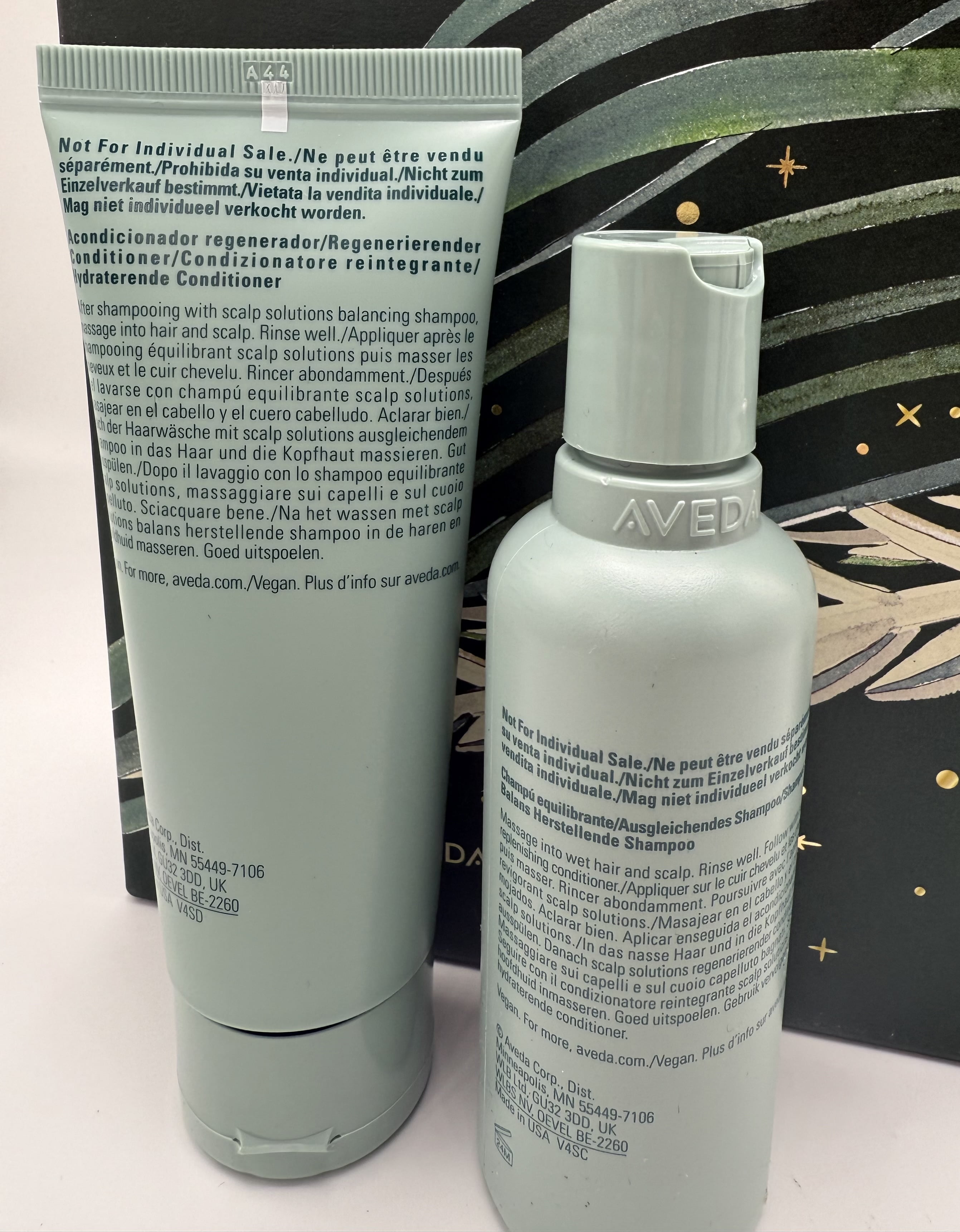 Aveda Scalp Solutions Balancing Shampoo and Replenishing Conditioner Duo 6.8 fl oz ( 3.4 fl oz each )