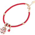 thumbnail image 1 of HUGFEGWE 2 Pcs Red String Bracelet Red Wristlet Lucky Rope Strap Rhinestone Pendant Red Rope Pendant Rope Thread U2536-4345, 1 of 9