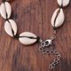 thumbnail image 4 of Pulsera Ocean Shell Pulsera de concha de nudo tejida hecha a mano simple para mujer Grils Lover Black, 4 of 6