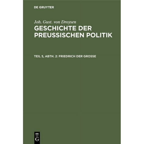 Friedrich der GroÃe, (Hardcover)