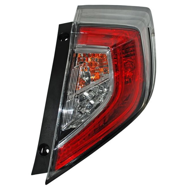 Calavera Civic 2016 A 2018 Honda TYC Leds Derecho Versión type r