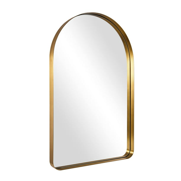 Andy Star Gold Bathroom Mirror 22 X35, How To Make An Arched Mirror Frame