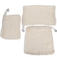 thumbnail image 1 of Bolsas de almacenamiento de malla de algodón Ticfox Reutilizables y lavables 9 unidades 60_x_180_cm, 1 of 14