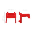 thumbnail image 2 of CATIEBYE No Tools Required Red Pegboard Hook Rack for Spray Bottle and Tool Storage, 2 of 8