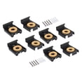 thumbnail image 2 of GROWTH TANK 8 Pieces Spring Loaded Mirror Hanger Clips with Screws Mirror Mounting Clips, 2 of 7