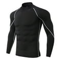 thumbnail image 1 of Camiseta interior deportiva transpirable para hombre: manga larga, secado rápido, corte ajustado para fitness y ropa de invierno, 1 of 5