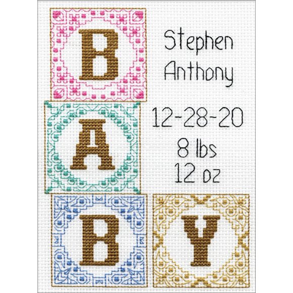 Cross Stitch Birth Announcements