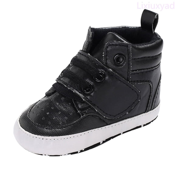 Lixiuxyad Spring And Summer Children Baby Toddler Shoes Boys And Girls Floor Sports Shoes Flat Bottom Breathable Light High Top Solid Color Strap Athletic Shoes Sizes 4(Toddler 0-6 Months)
