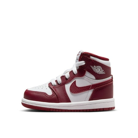 

Jordan 1 Retro High OG Baby/Toddler Shoes Color: White/Team Red Size: 9C