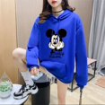 thumbnail image 1 of Sudadera de manga larga para mujer 2024 nuevo otoño e invierno estilo coreano suelto bf estilo perezoso chaqueta engrosada de terciopelo de moda con capucha, 1 of 5