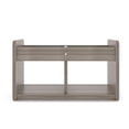 thumbnail image 3 of Tot Mate Children's Book or Toy Organizer with 2 Clear Storage Bins, Gray, 24"H x 12"D x 14"H, RTA, 3 of 7