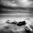 thumbnail image 2 of PhotoINC Studio 15x15 Gold Ornate Wood Framed with Double Matting Museum Art Print Titled - Waves on Rocks, 2 of 4