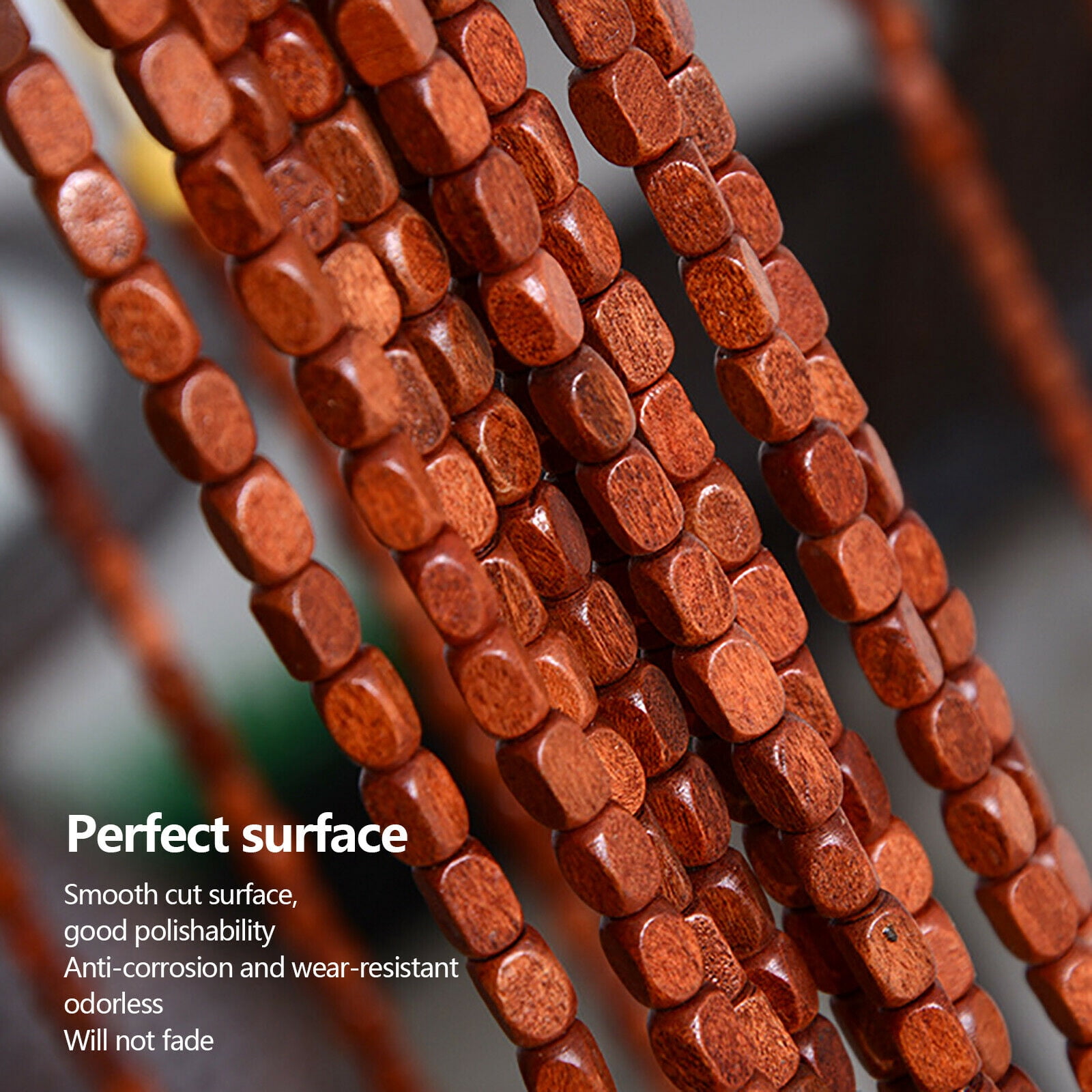 Curtain Chinese Style Wooden String Doorway Curtain Bead Beaded Room Divider Wooden Stream