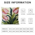 thumbnail image 5 of Nawypu  Farmhouse Tulip Tufted Throw Pillow Cover Spring Floral Pillowcase Soft Square Cushion Case for Sofa Couch Bed Chair, 5 of 5