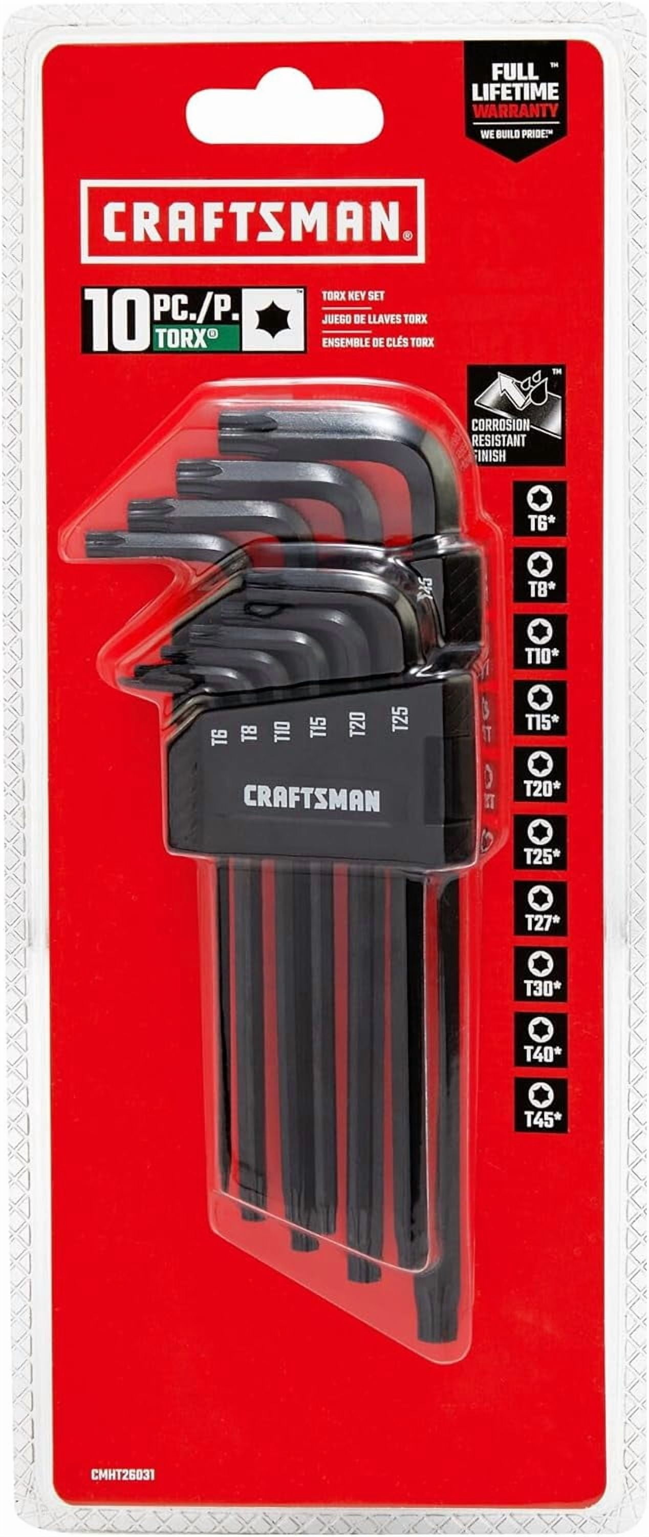 RGHJAR-Hex Key Allen Wrench Set with Ball-End, Torx, 10 Piece (CMHT26031)