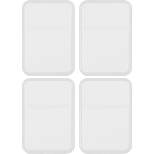 KAKOWELY 4pcs Stamp Collecting Box Stamp Storage Displaying Case Clear Plastic Stamp Case,3.35X"X2.56"X0.28"