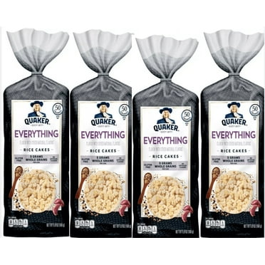 Quaker Large Rice Cakes, 3 Flavor Topper Variety Pack, Pack of 6 ...