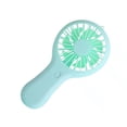 thumbnail image 2 of Ounissouiy Mini ventilador portátil de mano, de carga silenciosa, regalo de oficina para estudiantes, miniventilador de refrigeración bonito Electrodomésticos verde, 2 of 6