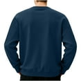 thumbnail image 4 of Ceisia Men Casual Fashion Graphic Print Round Gift Neck Pullover Long Sleeve Everyday Sweatshirt, 4 of 5