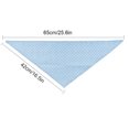 thumbnail image 4 of Methold Bufanda de baba para mascotas Linda toalla triangular ajustable para cuello de 25-45 cm Ropa para mascotas Azul claro, 4 of 6