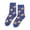 C-Blue136, variant on DHFJKG Novelty Fun Crew Socks For Women Halloween Spooky Cute Printed Lightweight Calf Socks For Gifts