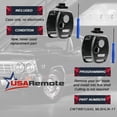 thumbnail image 3 of GHSDFBB CUTTING NOT REQUIRED-2 Key Fob Keyless Entry Remote Shell Case & Pad fits Honda Accord/Civic/CR-V/Fit/Odyssey/Pilot/Ridgeline/CR-Z, 3 of 7