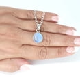 thumbnail image 5 of Natural Rainbow Moonstone Pendant 925 Sterling Silver Handmade Jewelry, 5 of 8