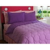 Your Zone Comforter Set, Purple Stitch