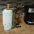 thumbnail image 7 of Rivers Edge Products Countertop Paper Towel Holder, Unique Resin and Wood Paper Towel Holder, Novelty Napkin Roll Holder for Counter, Giftable Animal Paper Towel Stand, Moose, 7 of 7