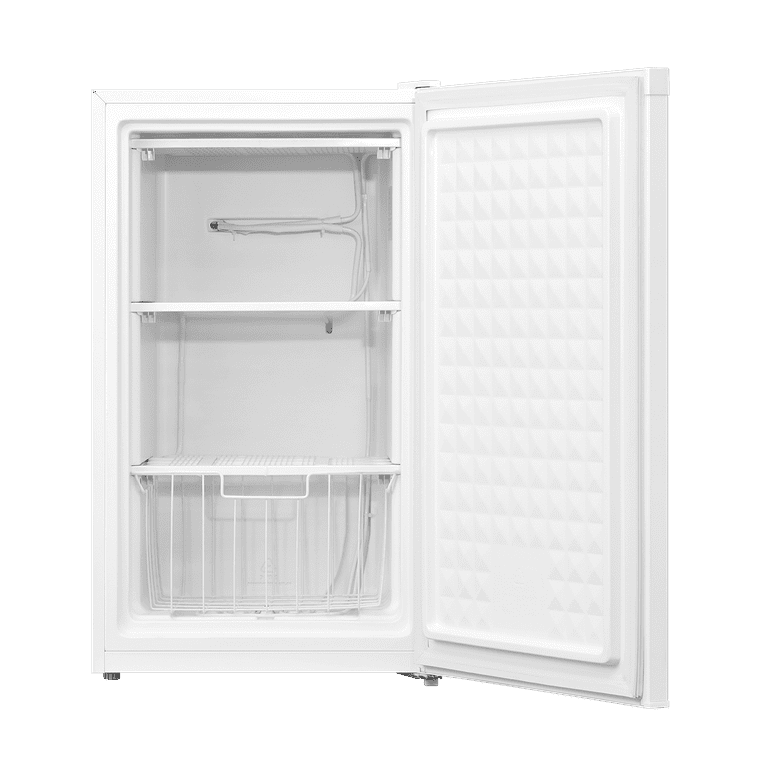 Upright Freezer Small Mini 3 Cu Ft Shelves White E-star Adjustable