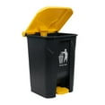 thumbnail image 5 of RW Clean 13 gal Dark Gray Plastic Step-On Trash Can - 17" x 15 3/4" x 23 1/2" - 1 count box, 5 of 10