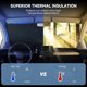 thumbnail image 2 of Car Windshield Sun Shade Umbrella - 5 Layers Nano Coating, 10 Fiberglass Ribs, Foldable Front Window Sunshade UV Blocker for Sedan & SUV, 2 of 5